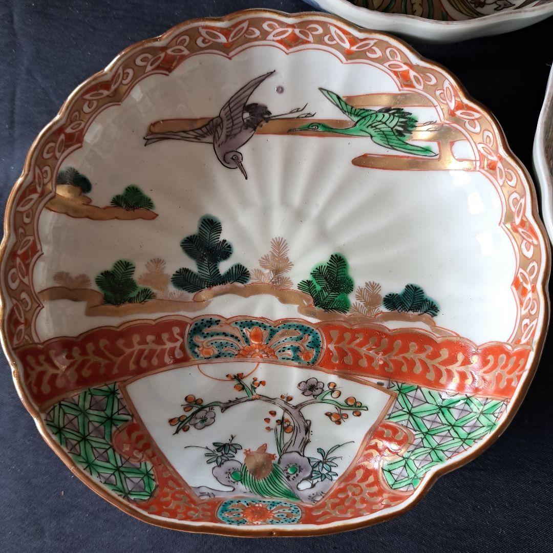 「ご成約者」です。 色絵古伊万里 皿3客セット 骨董アンテ
