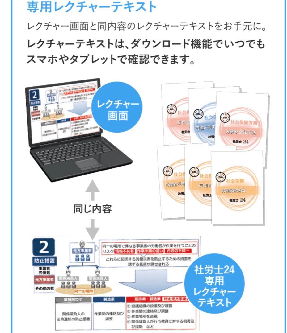 【最新】2025年令和7年　社労士24 テキスト&問題集　新品未使用　フルセット