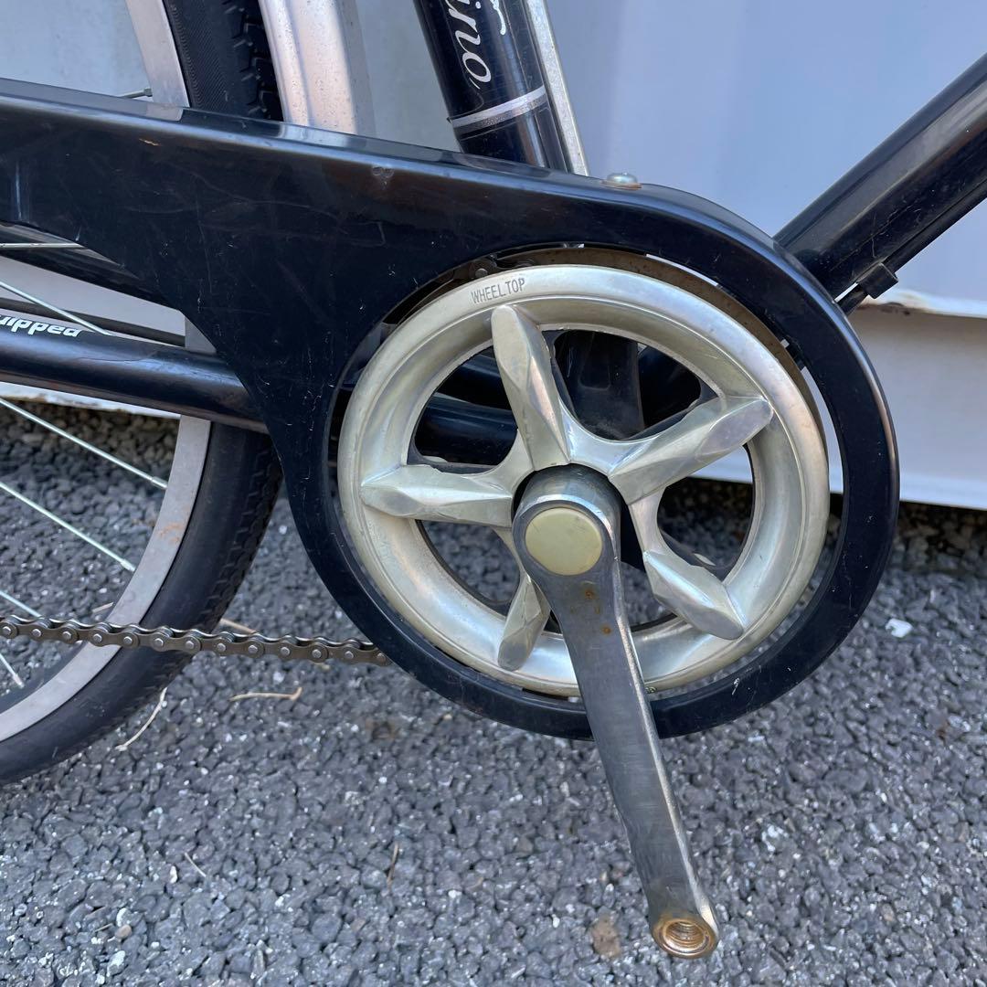 【都内/千葉引取】街乗り用自転車 27インチ カゴ/鍵/オートライト/6段変速付