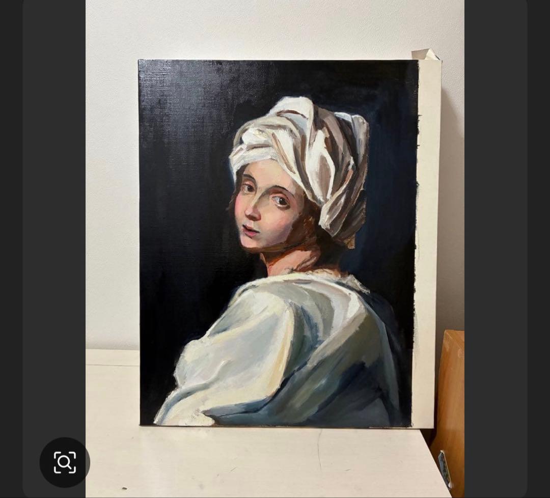 絵画　油絵　2点まとめ売り　額縁無し