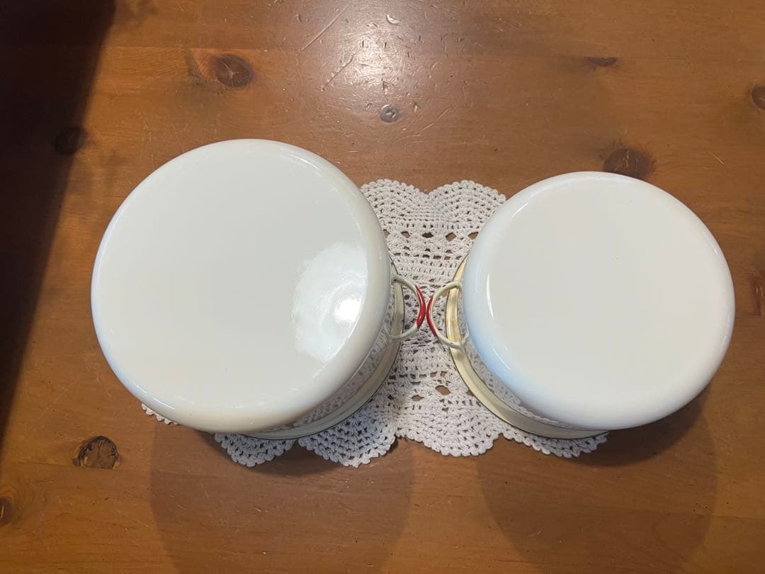 さくぱるさん専用チェリー柄ホーロー♪保存容器2個セット♪マニー風⭐︎倉敷意匠計画室