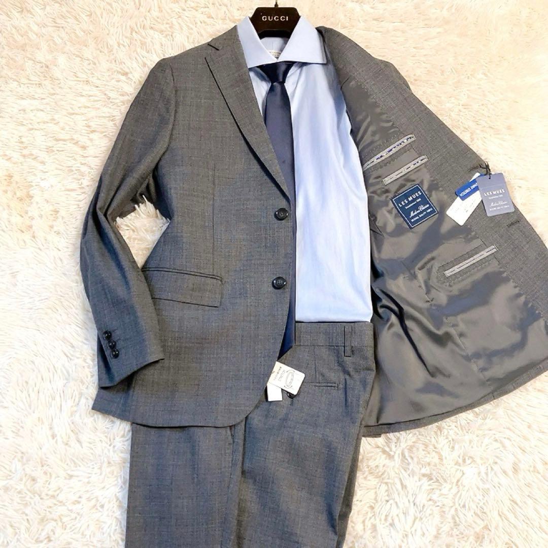 【未使用・タグ付】LES MUES　スーツ　2WAY STRETCH　AB5