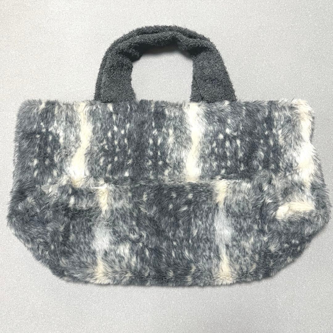 希少 あちゃちゅむムチャチャ DISNEY バンビ フェイクファー トートバッグ