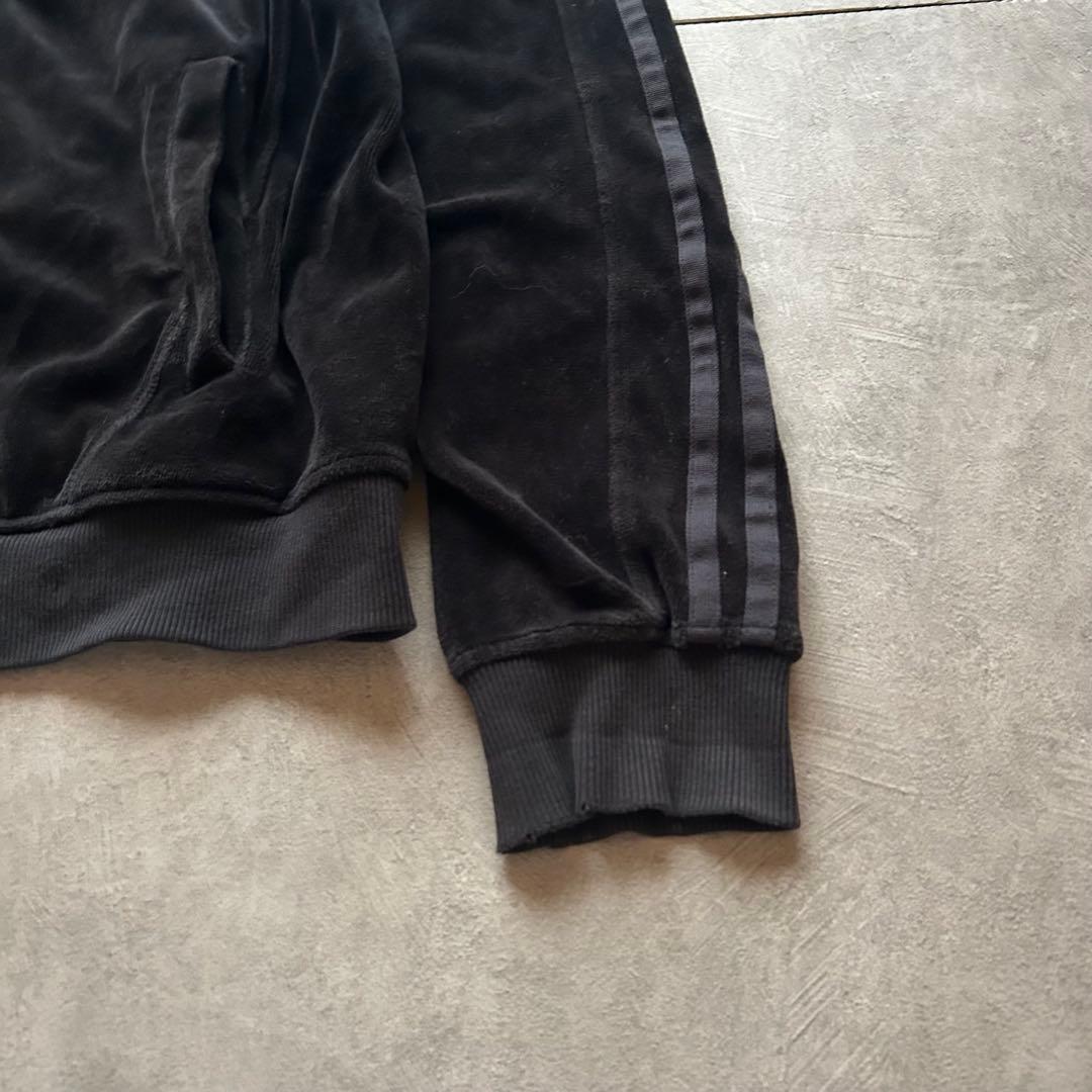 トップス archive adidas velour track jacket black
