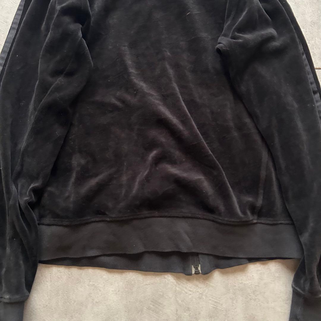 トップス archive adidas velour track jacket black