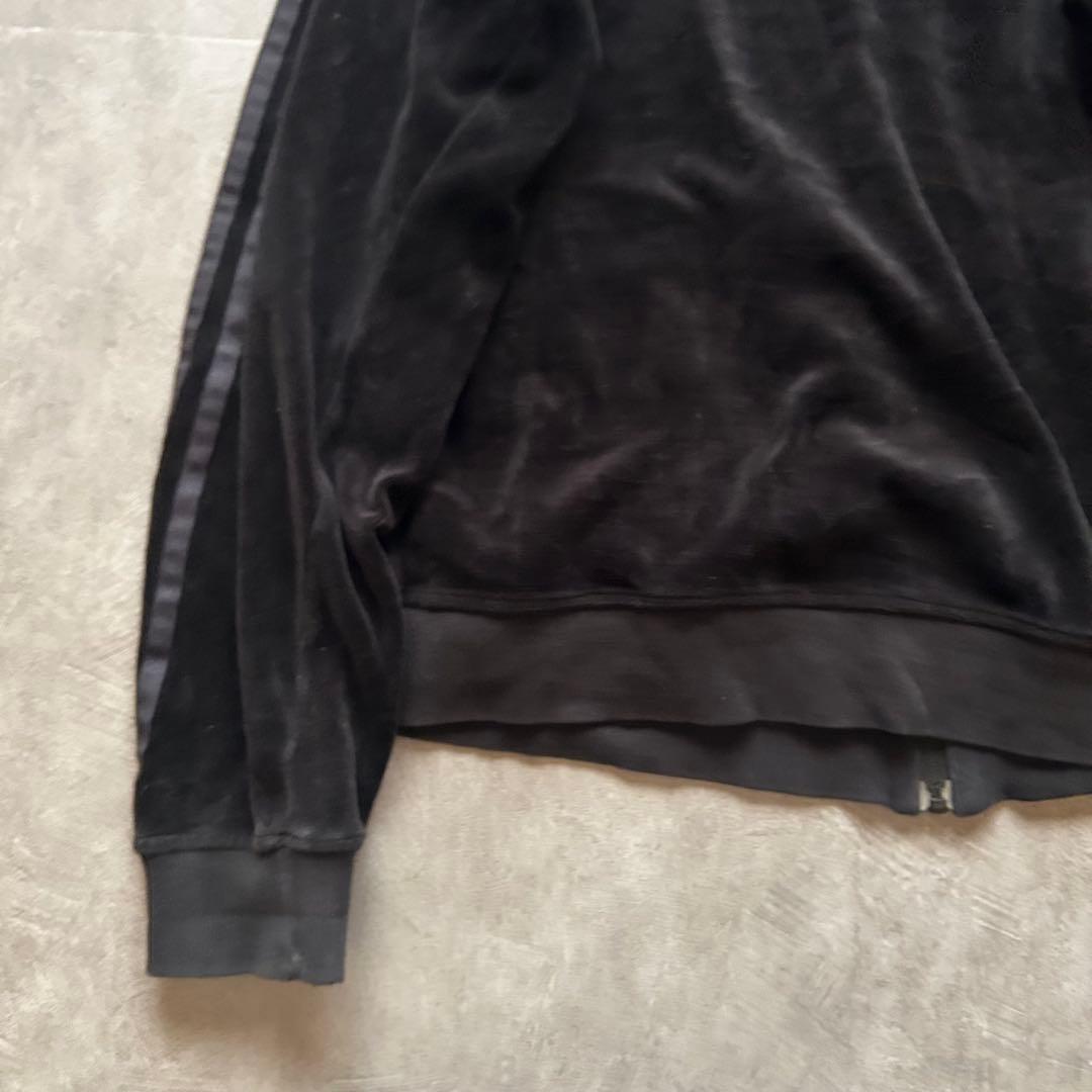 トップス archive adidas velour track jacket black