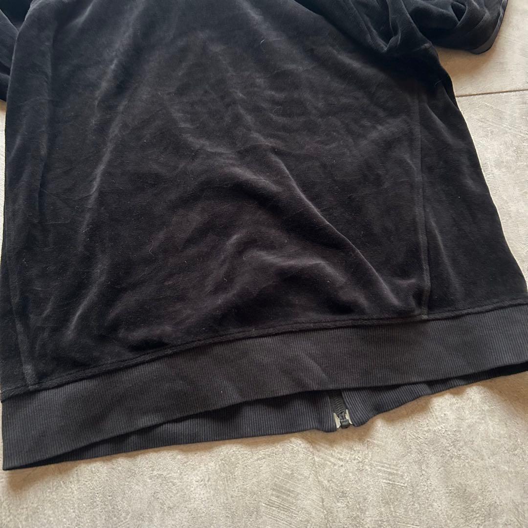 トップス archive adidas velour track jacket black