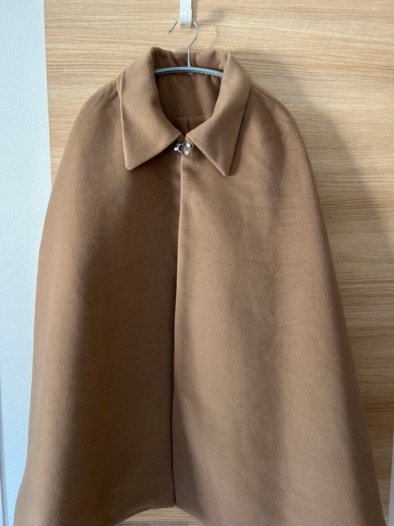 バースデーバッシュ 襟付き ケープ コート ポンチョ ファー 2WAY マント