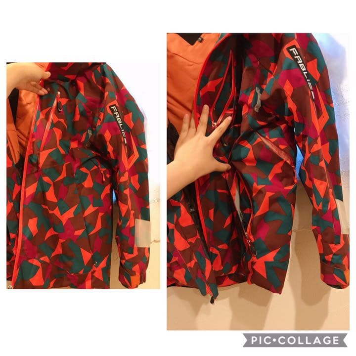 【新品】FABLICE スキーウェア、スノボー ウェア 上下set