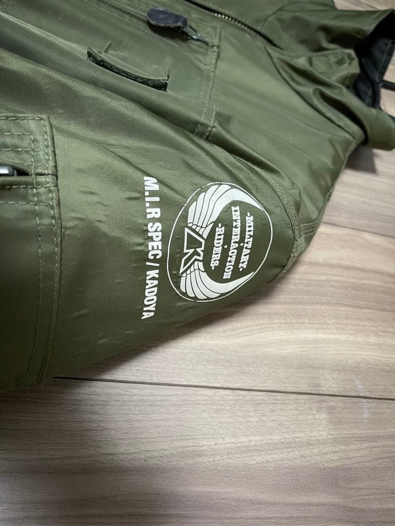 み*り様 カドヤ　ライダーズジャケット オリーブグリーン　LL