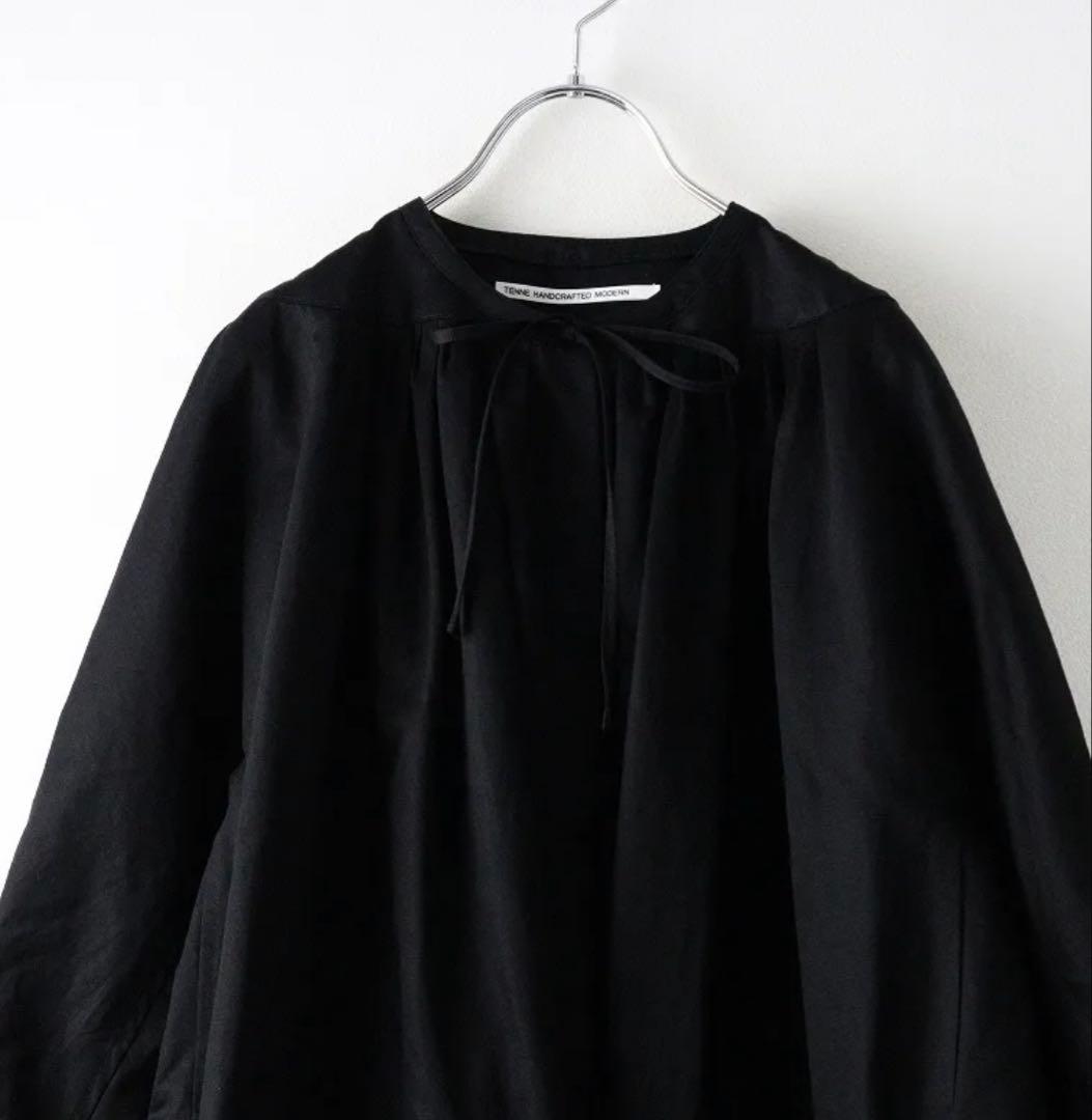 未使用tenn handcrafted modern ワンピース　コートブラック