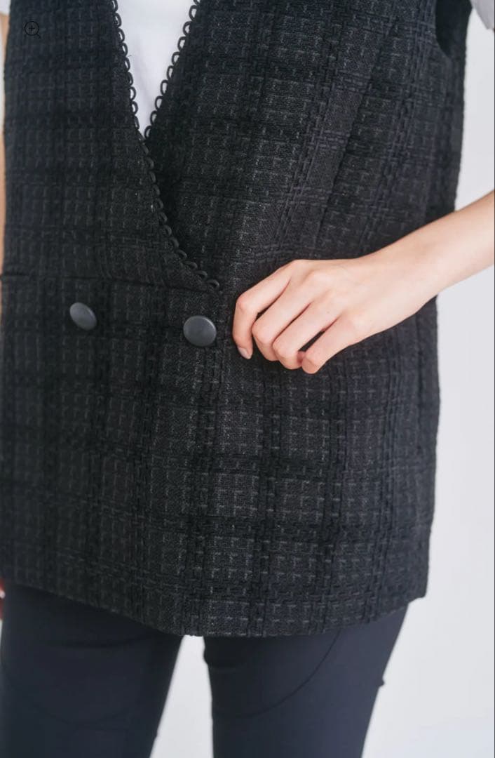 美品⭐︎connse ツイードベスト