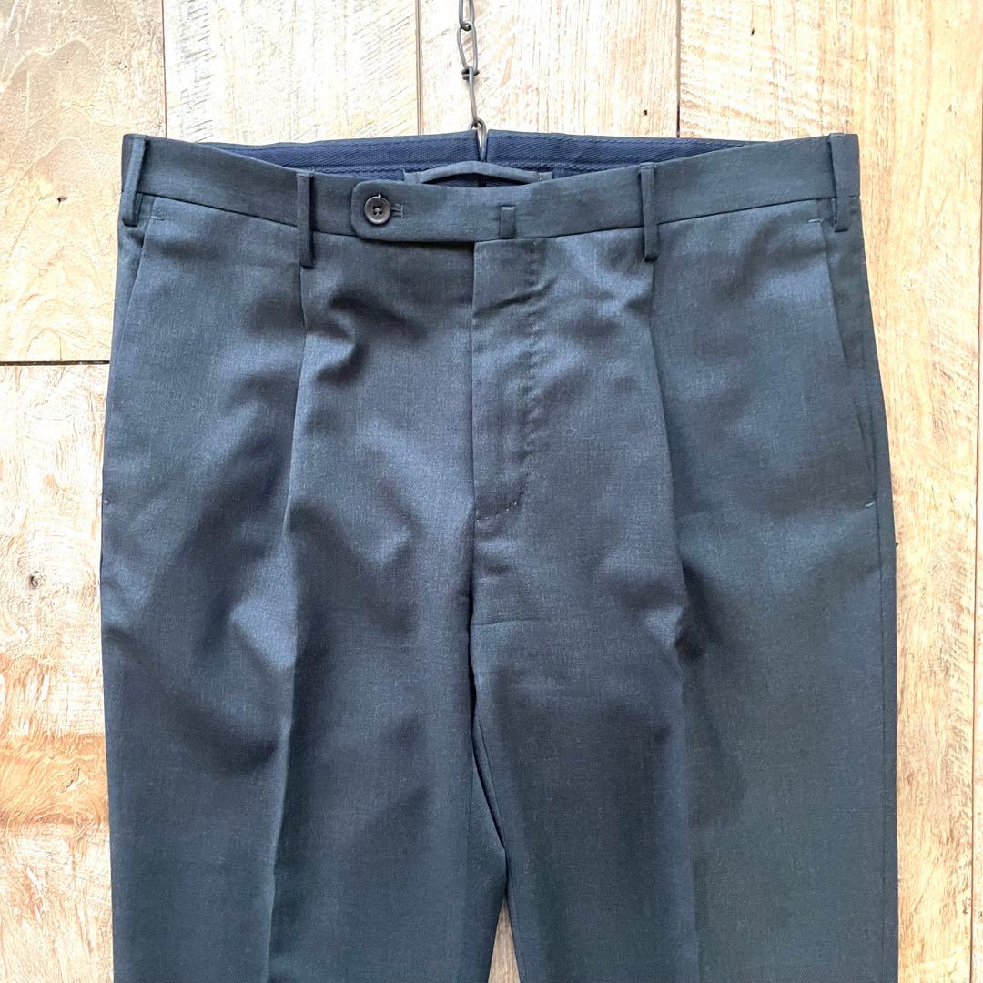 【極美品】INCOTEX SUPER100'S ウール スラックス パンツ 48