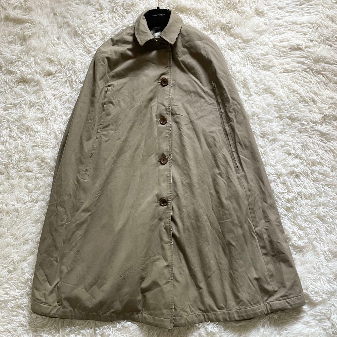 美品　バーバリーズ　ポンチョ　リバーシブル　フリーサイズ　英国製　2way