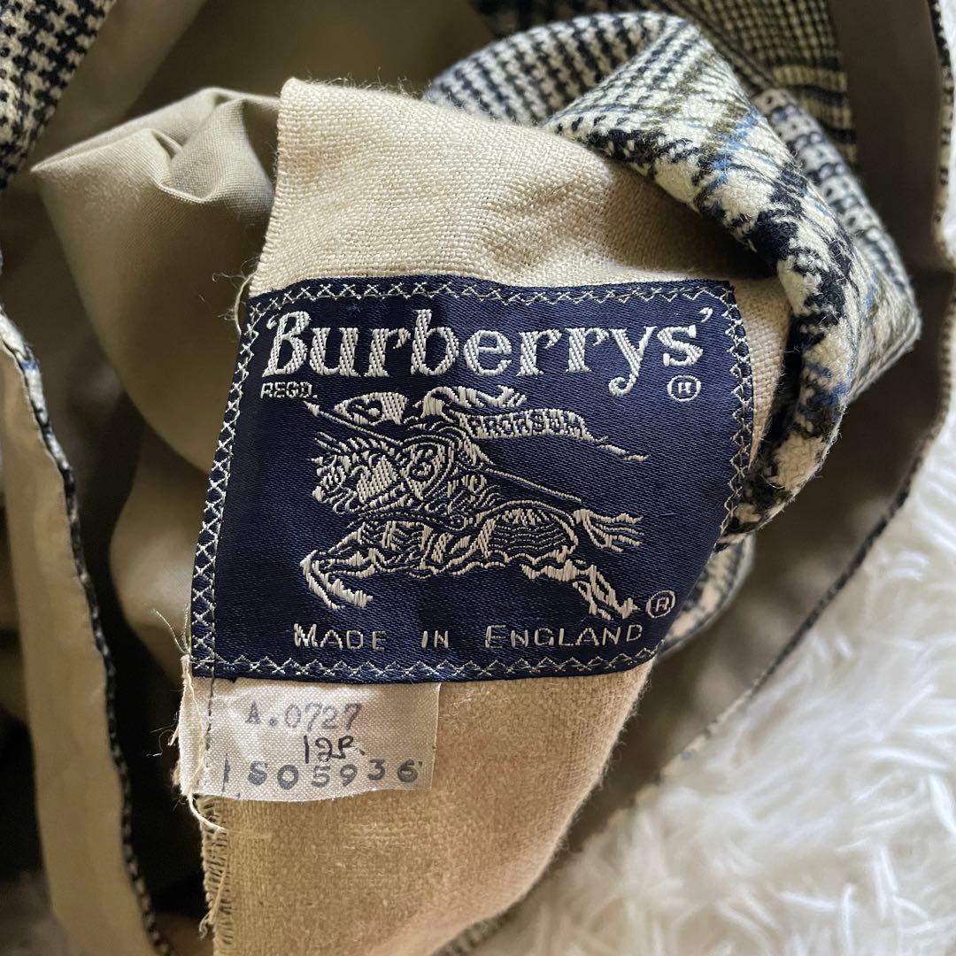 美品　バーバリーズ　ポンチョ　リバーシブル　フリーサイズ　英国製　2way