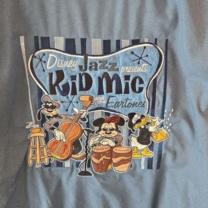 00's\"ディズニー ジャズ キッド・ミック＆アーストーンズ 半袖シャツ L