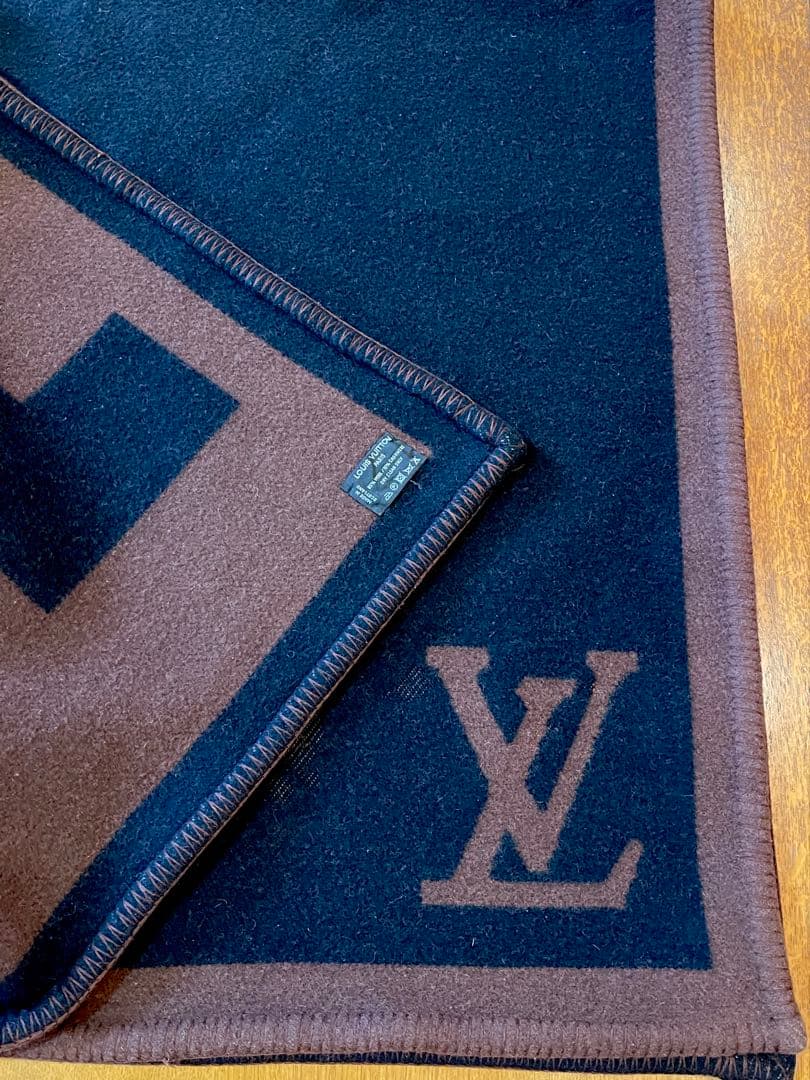LOUIS VUITTON カシミア・ウール　ブランケット