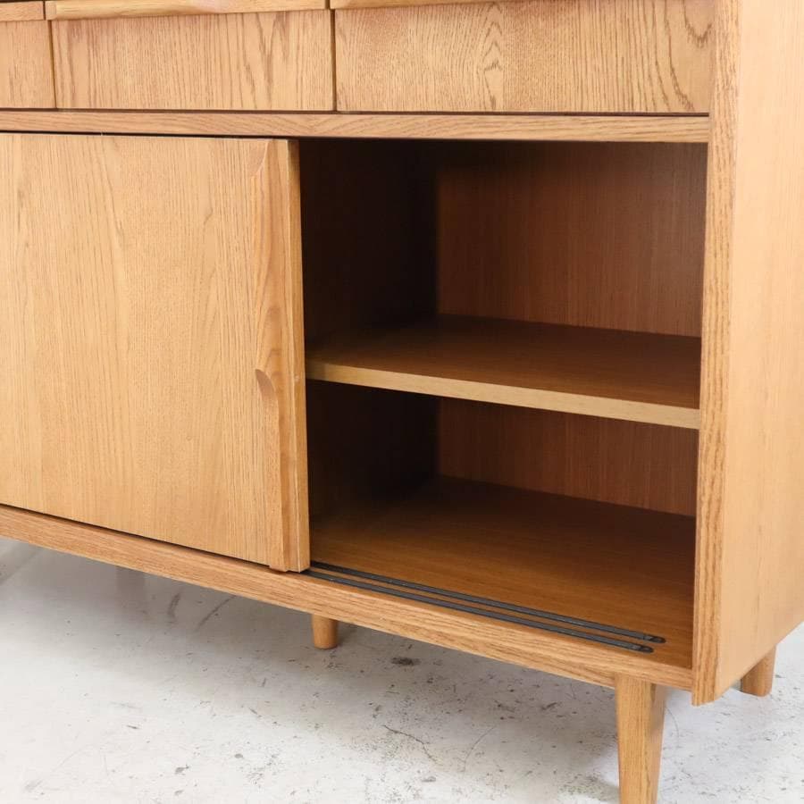 25年製 展示品 ウニコ TOVE トーヴ カップボード 食器棚 W1200