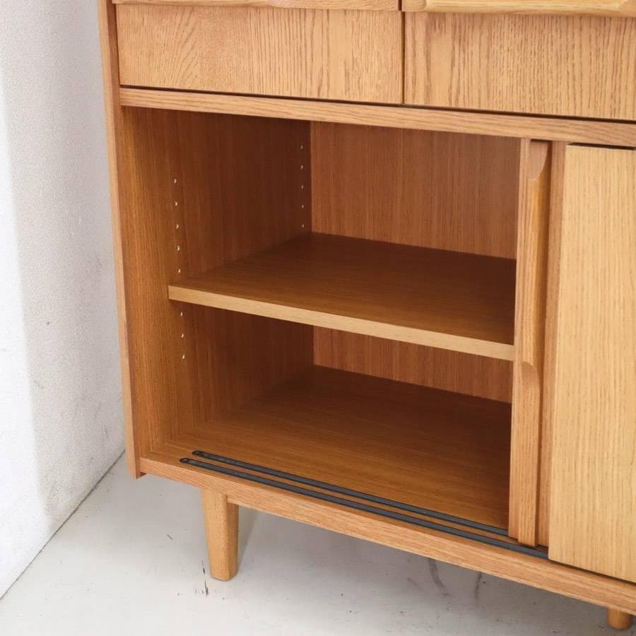 25年製 展示品 ウニコ TOVE トーヴ カップボード 食器棚 W1200