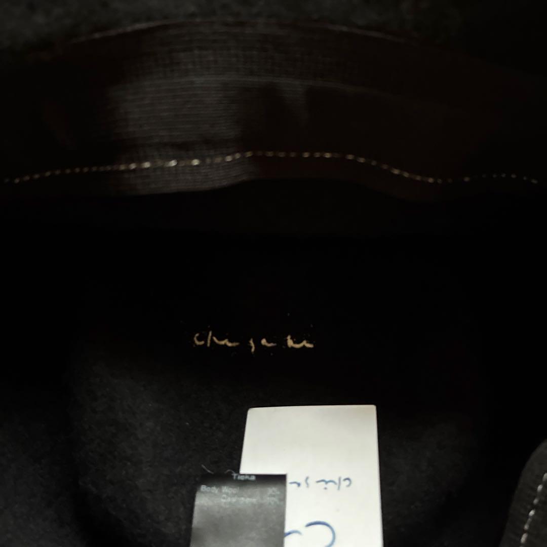 chisaki 帽子　Tieka ウール　カシミヤ　黒