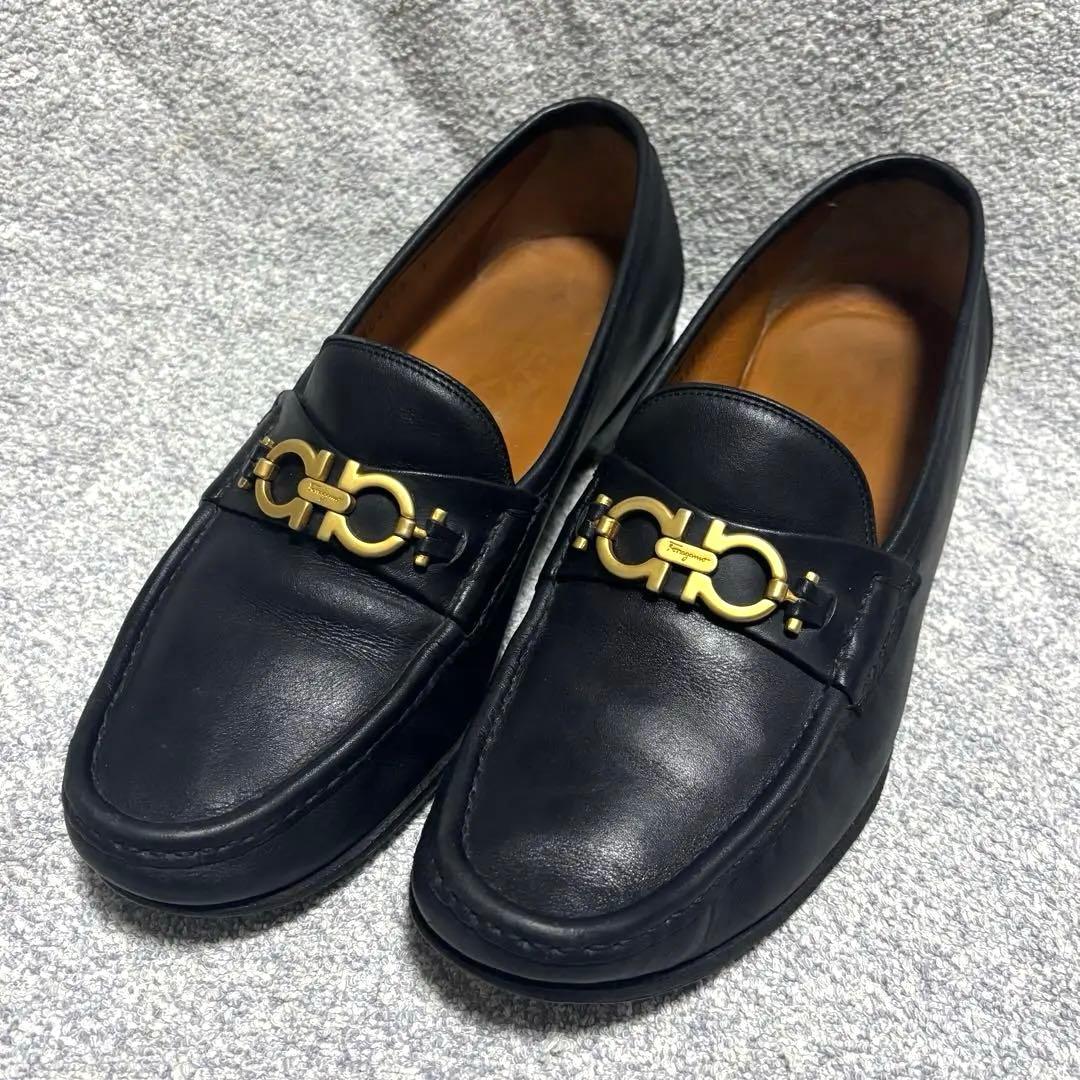 フェラガモ　ビットローファー　ガンチーニ