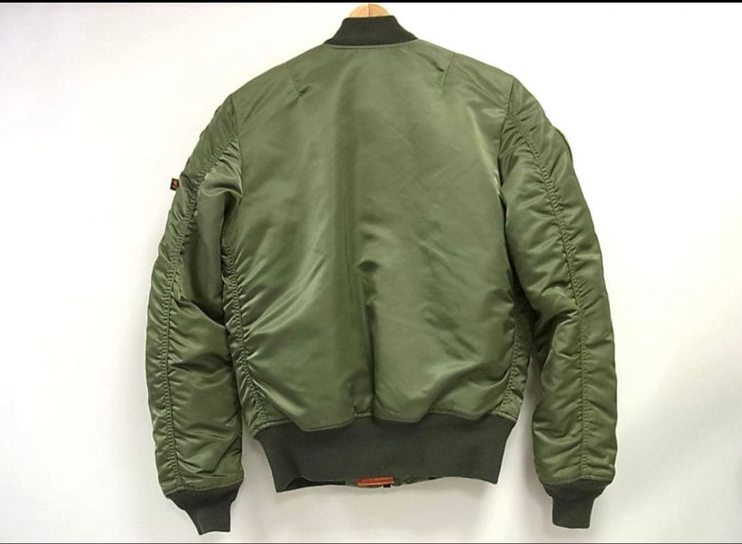美品✨ALPHA INDUSTRIES MA-1 フライトジャケットカーキ