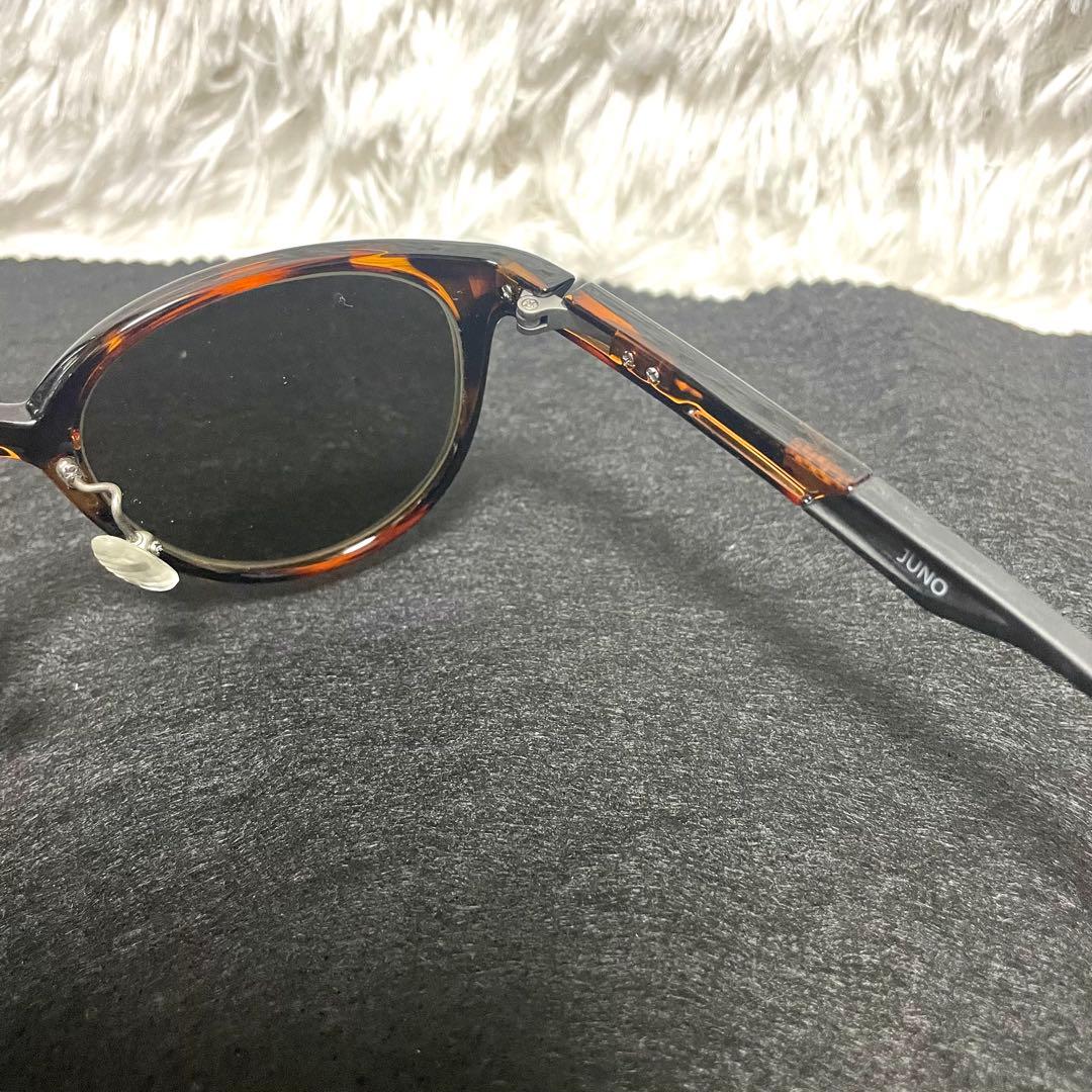 【美品】ZEQUE Juno　ゼクー ジュノ 偏光サングラス ブラウンデミ