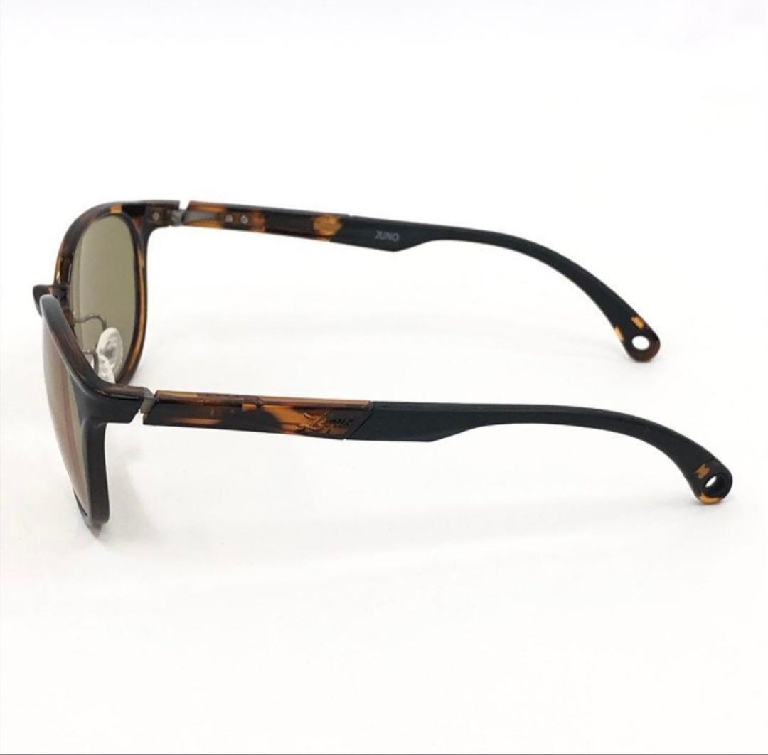 【美品】ZEQUE Juno　ゼクー ジュノ 偏光サングラス ブラウンデミ