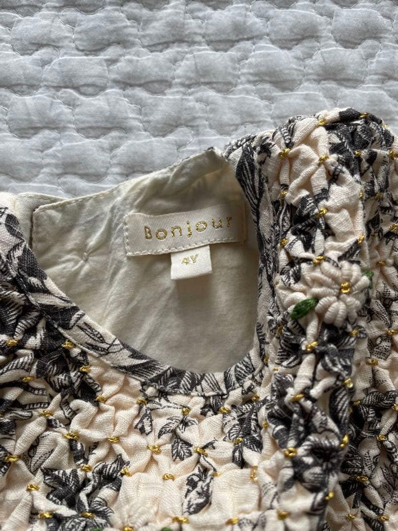 Bonjour diary 4y 韓国限定　ブラウス　wall paper