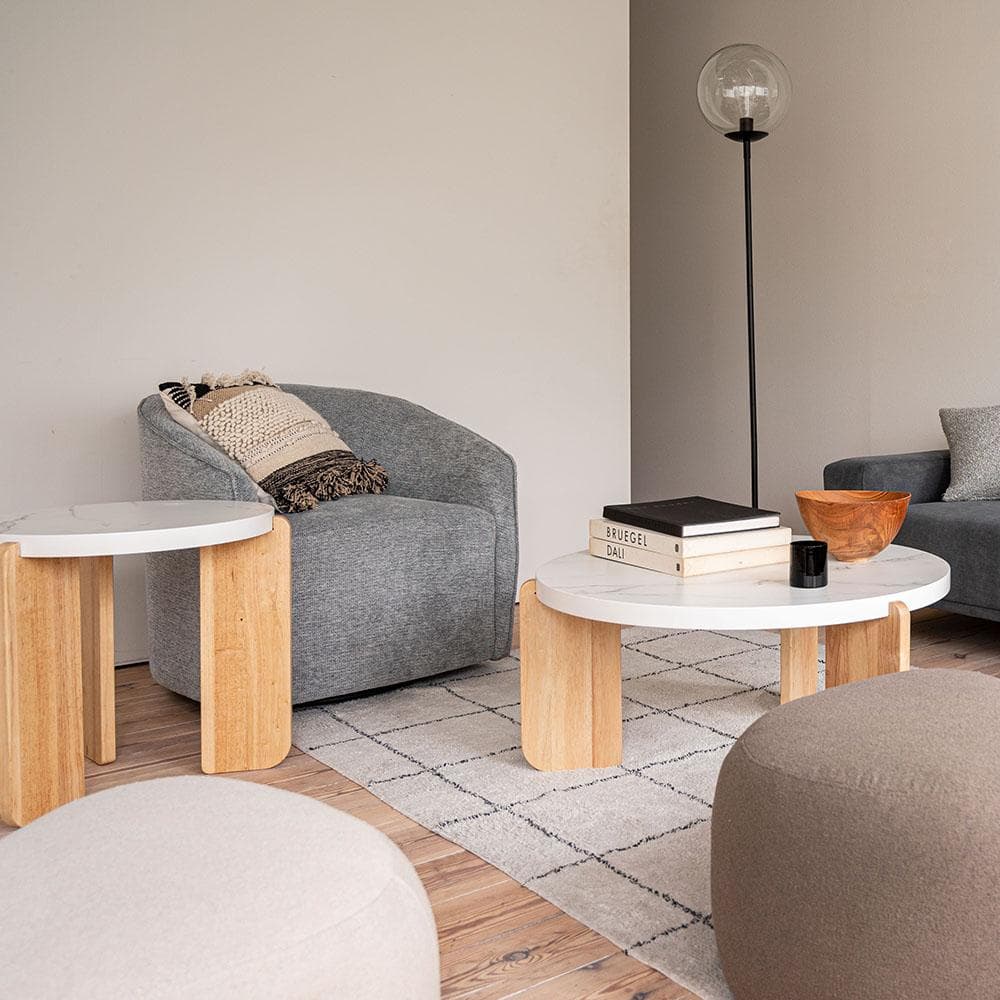 新品 送料込み センターテーブル ローテーブル 幅83cm ホワイト L