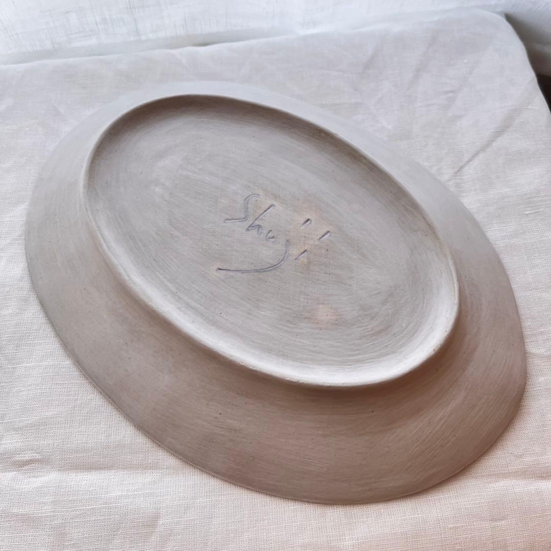 児玉修治さん　オーバル 皿 カンヴァス2枚セット