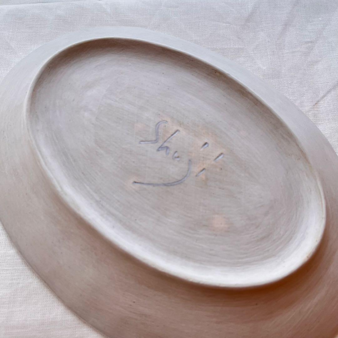 児玉修治さん　オーバル 皿 カンヴァス2枚セット