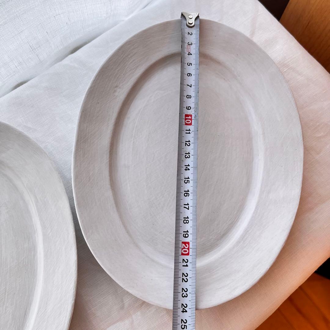 児玉修治さん　オーバル 皿 カンヴァス2枚セット