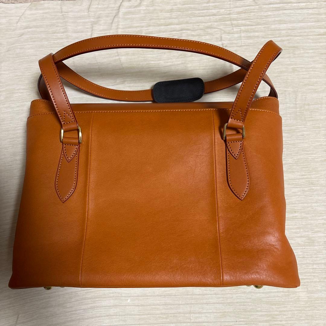 ブラウンレザー ビジネスバッグ