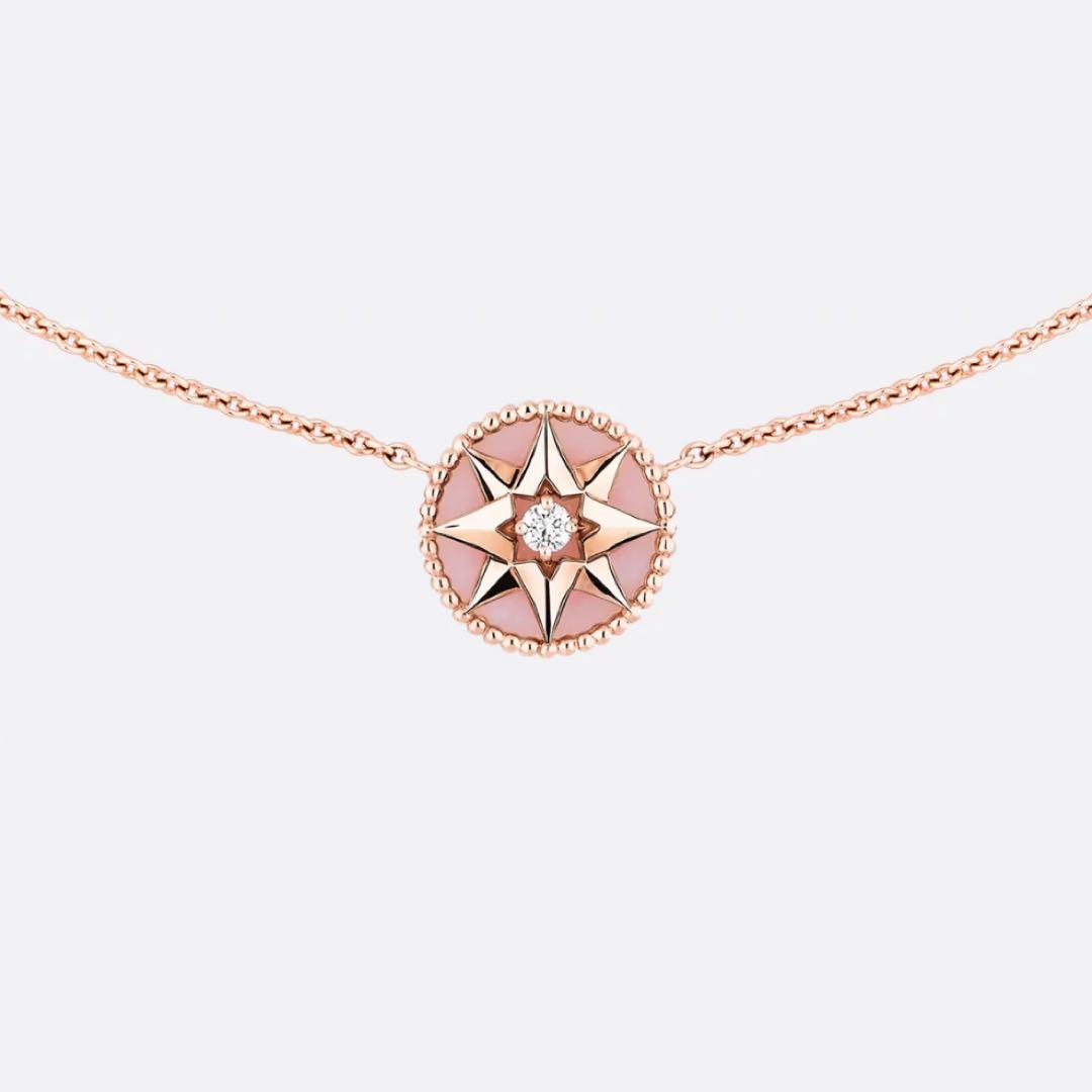 美品☆正規品　Dior ディオール　Rose des Vents ネックレス
