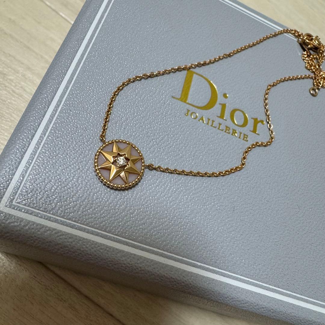 美品☆正規品　Dior ディオール　Rose des Vents ネックレス