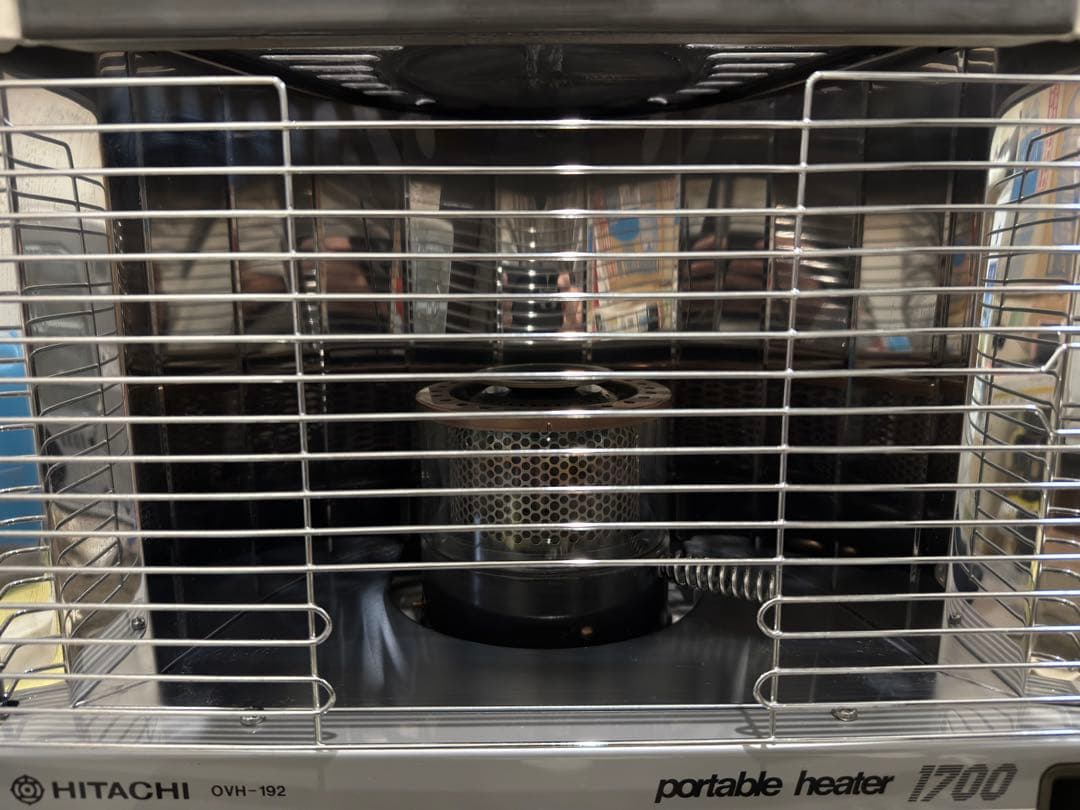 ★美品★HITACHI 石油ストーブ OVH-192 動作良好 昭和レトロ