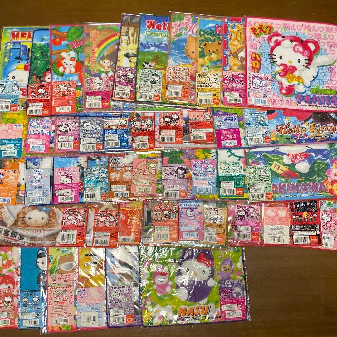 ハローキティ ご当地ハンカチ47枚セット