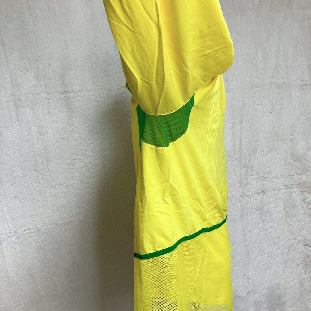 希少 日韓W杯 ブラジル プレーヤー支給 2レイヤー オーセンティック 長袖 L