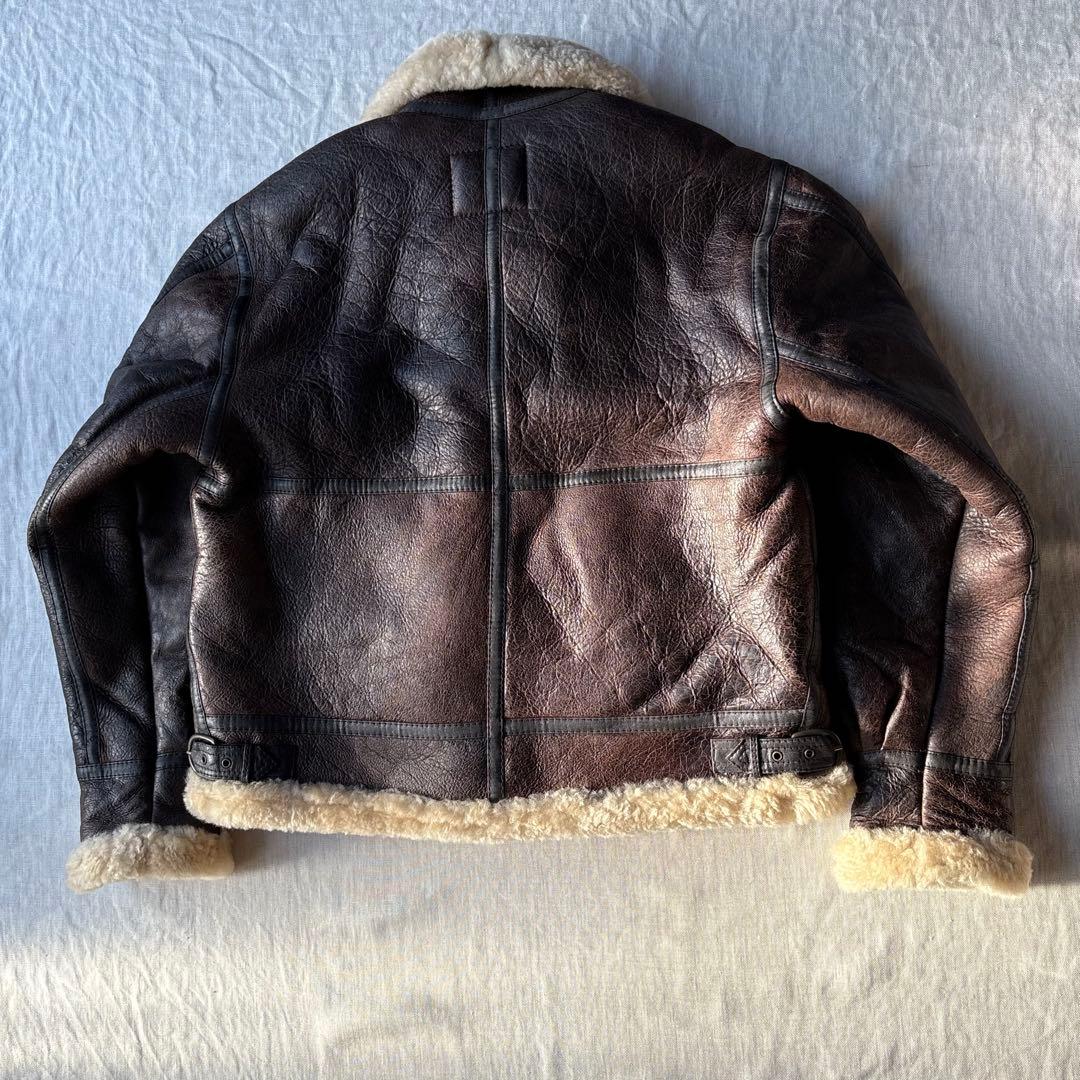 FEDELESS MILITARY INC. 極上 ムートン B-3 羊革 XL