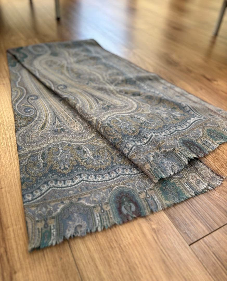 【美品】 Etro エトロ　ウールシルク ストール