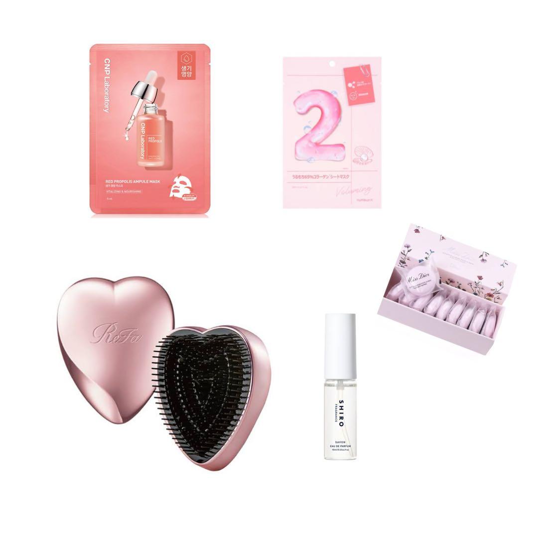 コスメブーケ【Refa/SHIRO】豪華5点｜誕生日/結婚式/ギフト ※展示品