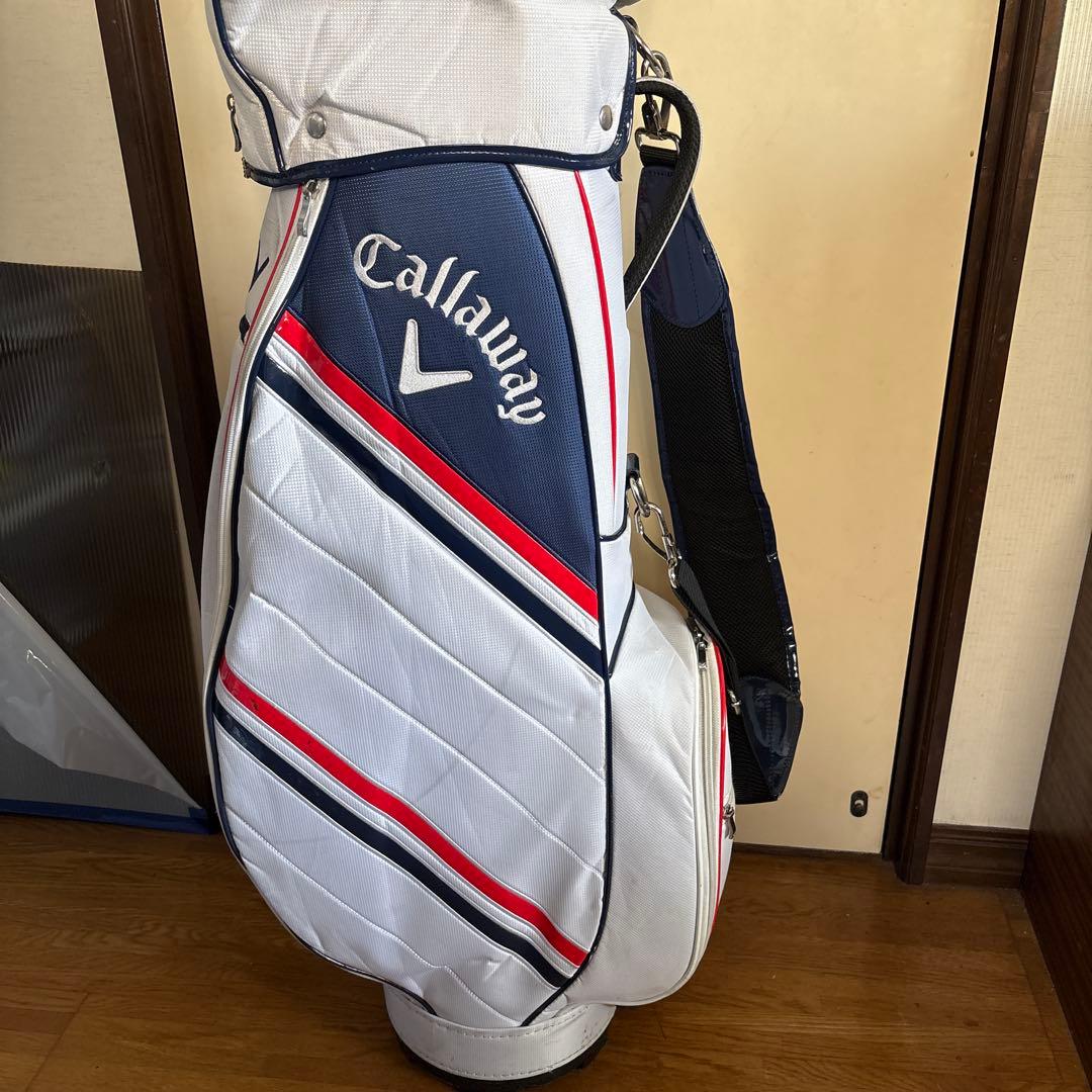 Callaway キャディバッグ ホワイト/ネイビー