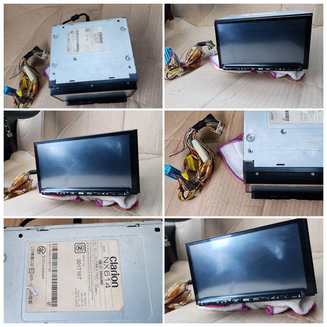 美品 クラリオン NX614 フルセグ 完動品 地図SD付(2014)