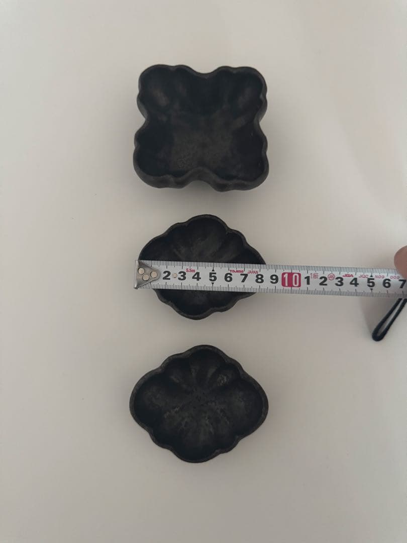 【安福由美子さん】錆F深小鉢(1枚)＋錆木瓜深豆皿(2枚)