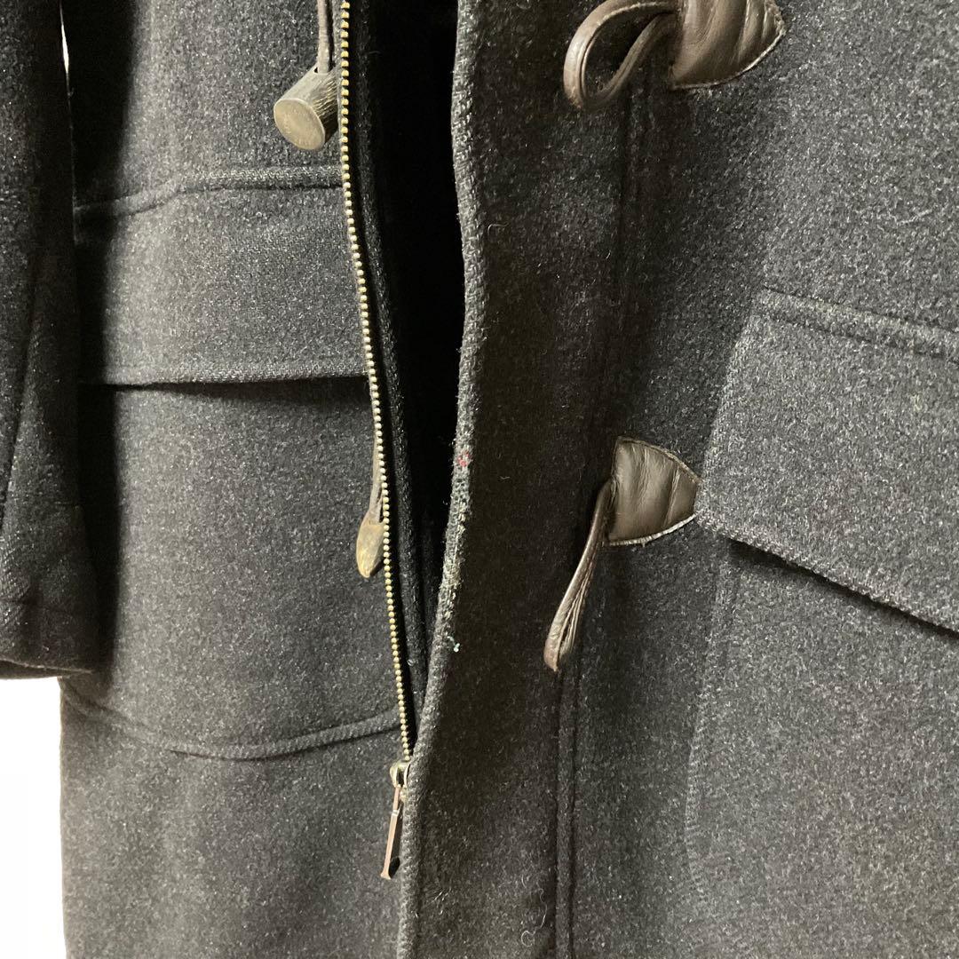 美品✨ブルックスブラザーズ ダークグレー ダッフルコート フード付き