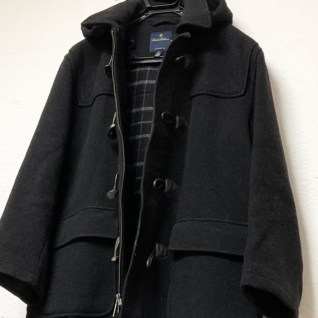 美品✨ブルックスブラザーズ ダークグレー ダッフルコート フード付き