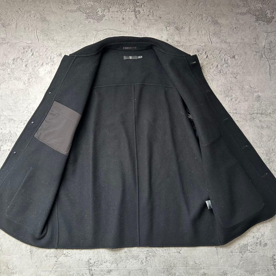 別注 +J ユニクロ ジルサンダー ウールブレンドオーバーサイズシャツジャケット