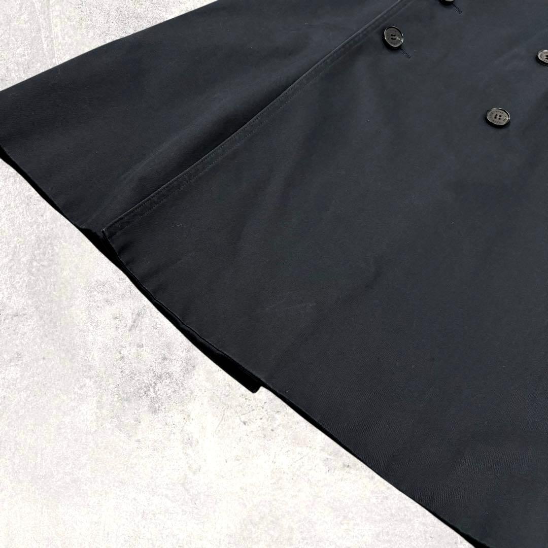 ハイク HYKE トレンチコート 黒 ライナー付 1 S相当 ロング