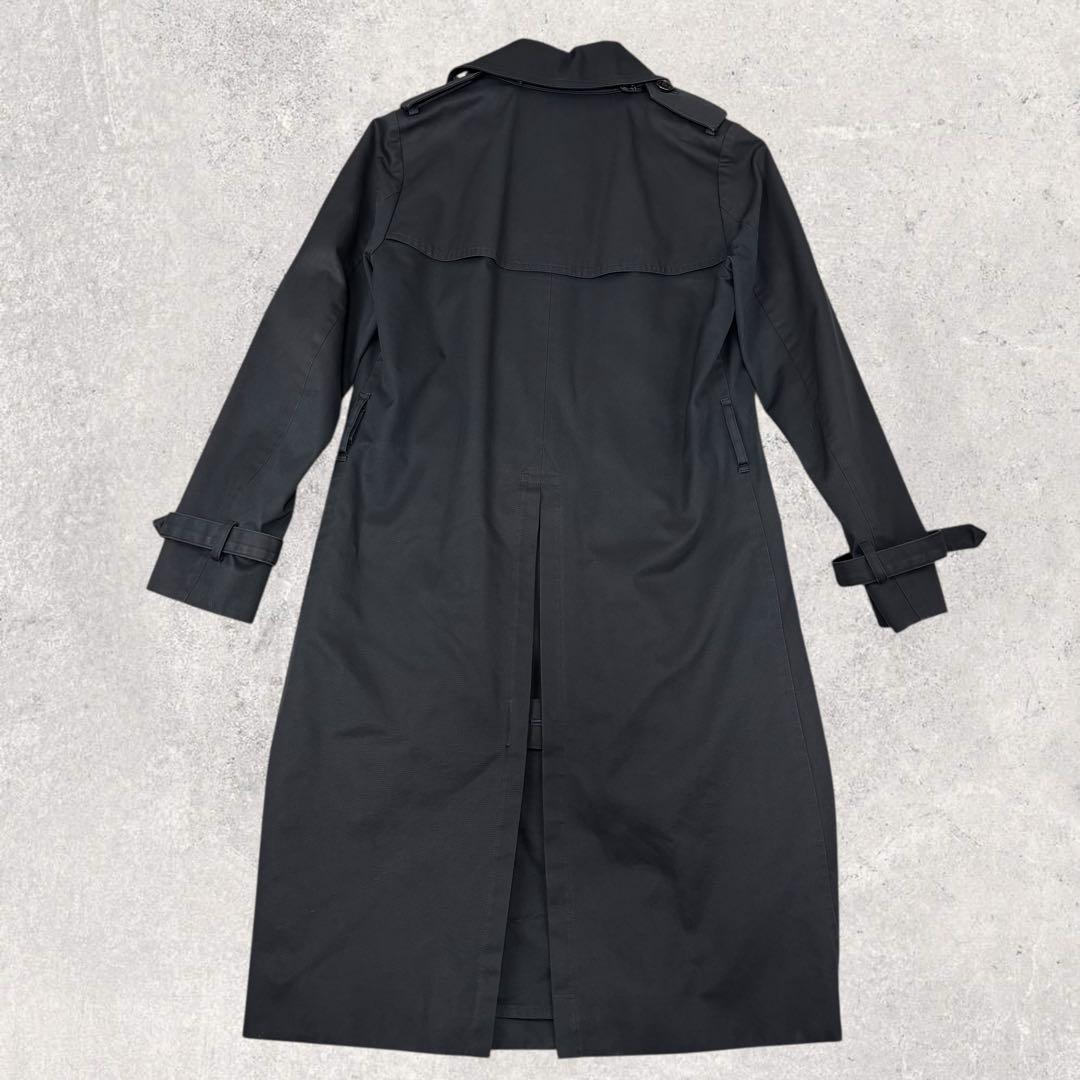 ハイク HYKE トレンチコート 黒 ライナー付 1 S相当 ロング